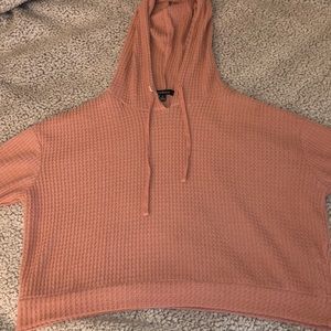 long sleeve crop hoodie